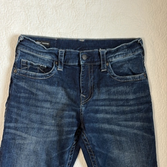 True Religion Ricky Relaxed Straight Jeans Men’s 32 Dark Wash No Flap - Picture 7 of 15